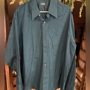Arrow Men's Teal Button Down Shirt